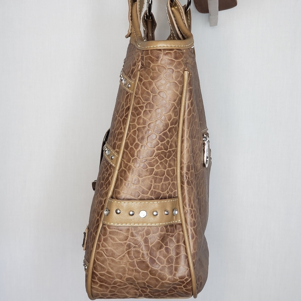 Rustic Coutures - Brown Leather Silver Rhinestone - Picture 3 of 8